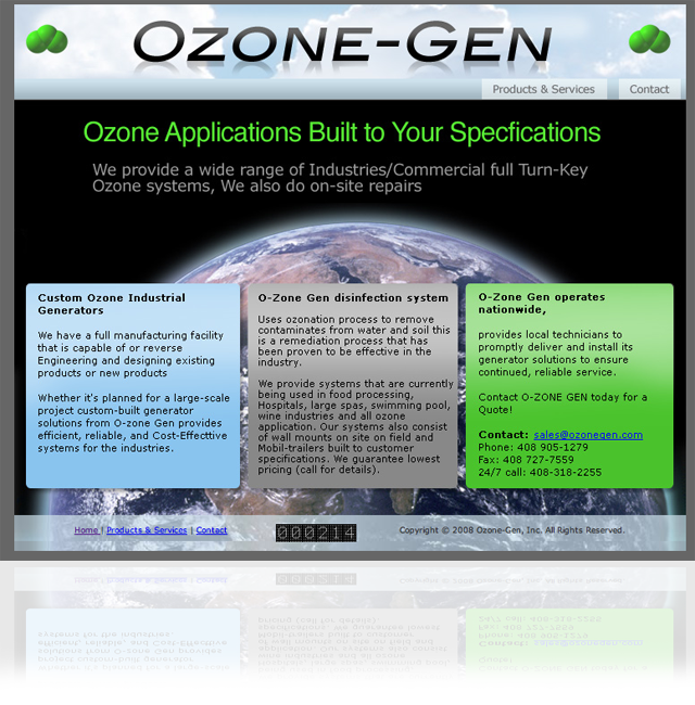 Ozone Gen Website